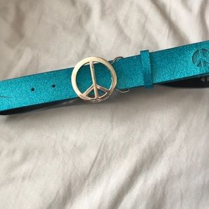 Girls Peace-Sign Belt